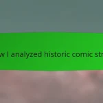How I analyzed historic comic strips