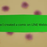 How I created a comic on LINE Webtoon