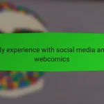 My experience with social media and webcomics