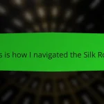 This is how I navigated the Silk Road